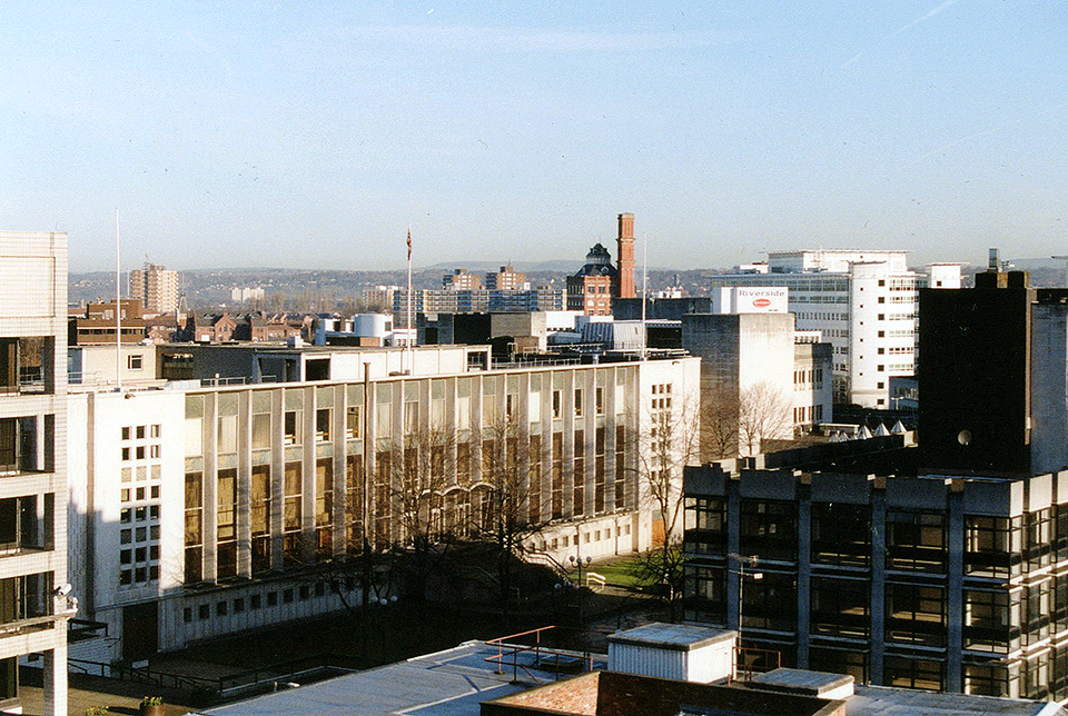 Crown Sqaure viewed from Sunlight House.