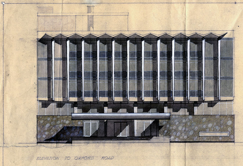 Front elevation study.