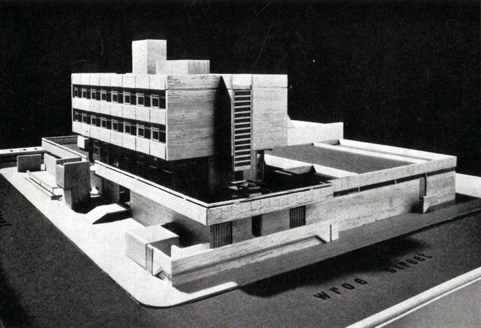 Early architectural model.