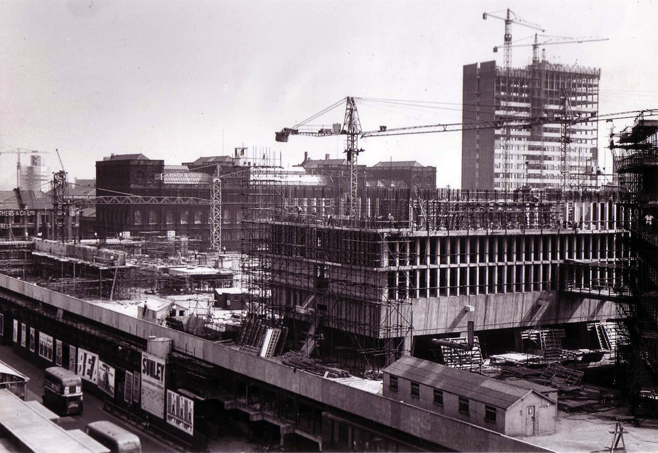 Construction. St. Andrew's House in background.